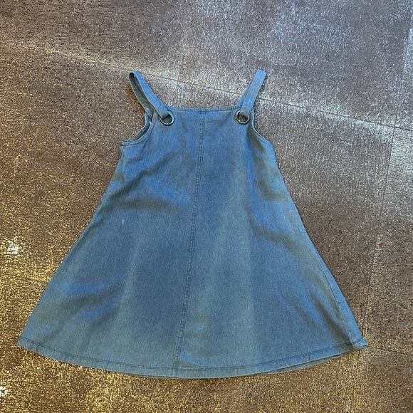 Blue Denim Pinafore Dress - Picture 1 of 3